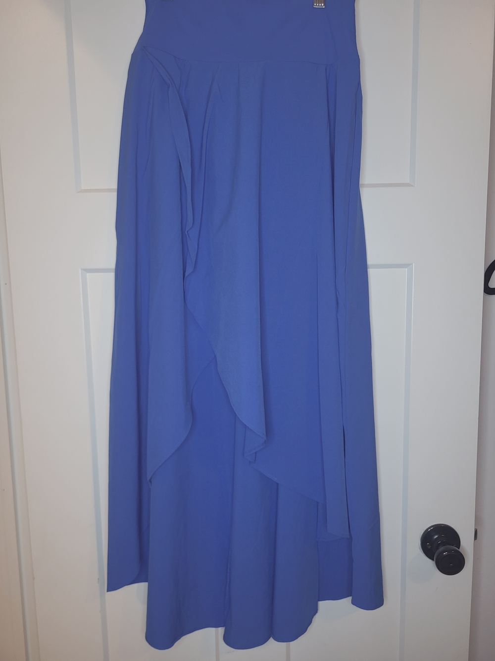 HALARA Royal Blue High-Low Midi Skirt